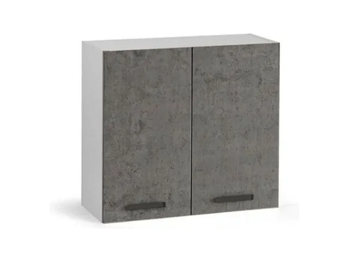 Pensile cucina doppia anta 80x32x72H colore cemento