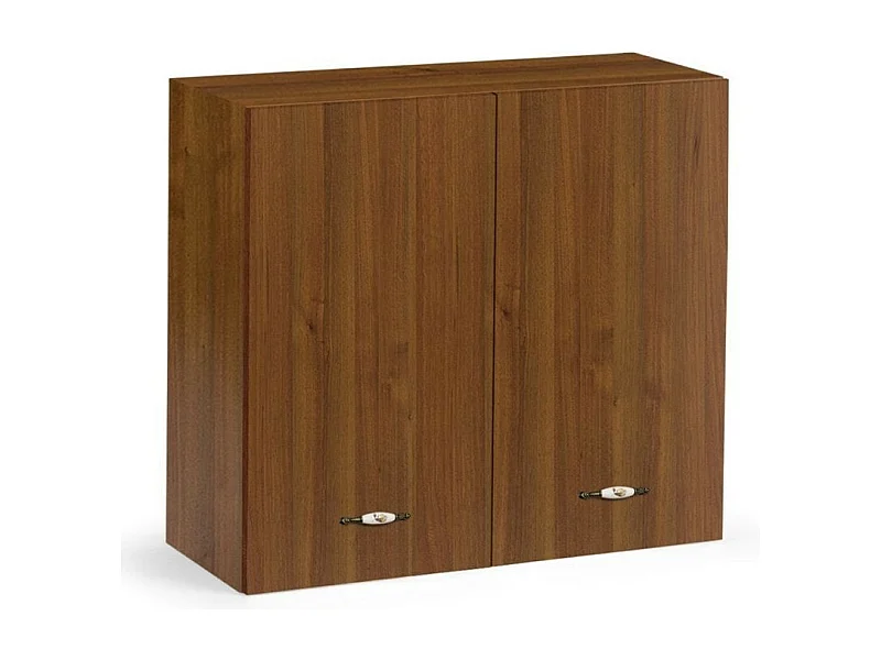 Pensile cucina doppia anta 80x32x72H colore noce antico