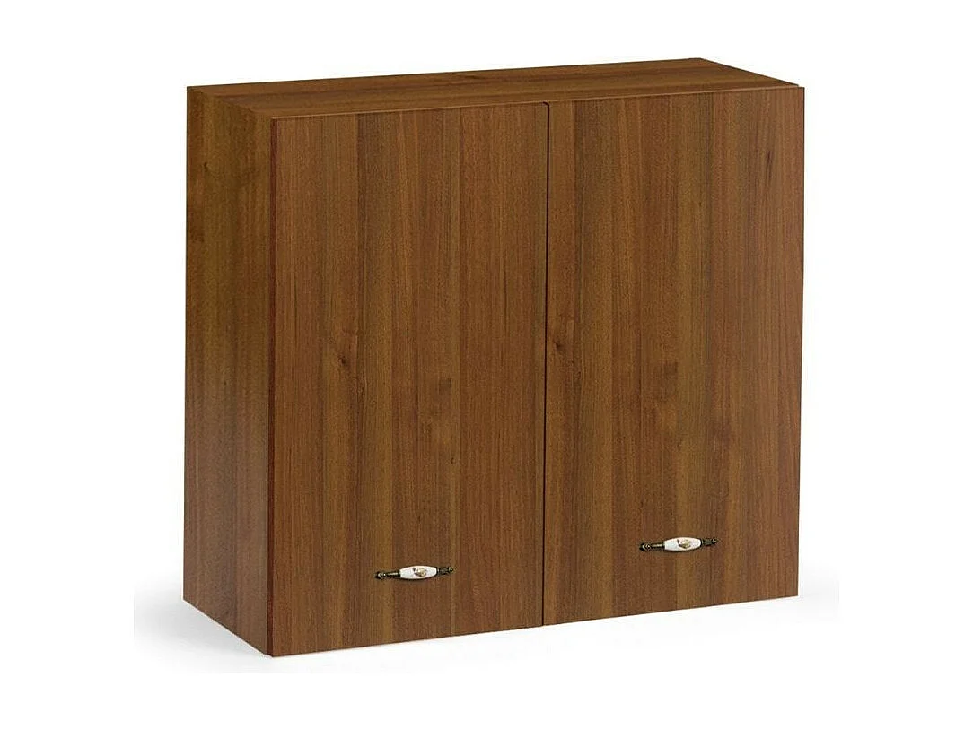 Pensile cucina doppia anta 80x32x72H colore noce antico