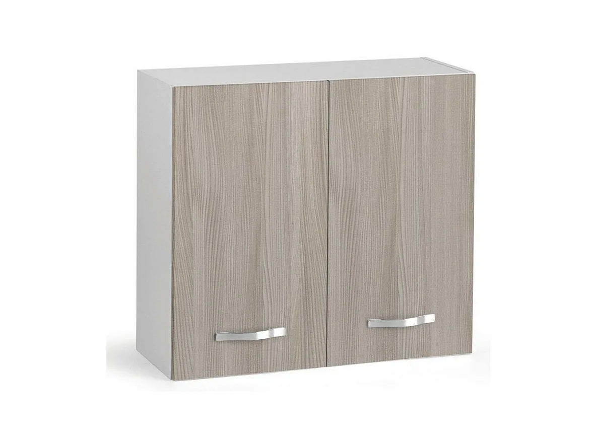 Pensile scolapiatti 80 cm due ante colore olmo