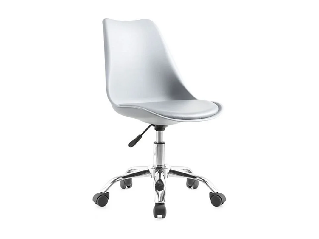 Sedia da ufficio bianca LC719 seduta ergonomica e ruote