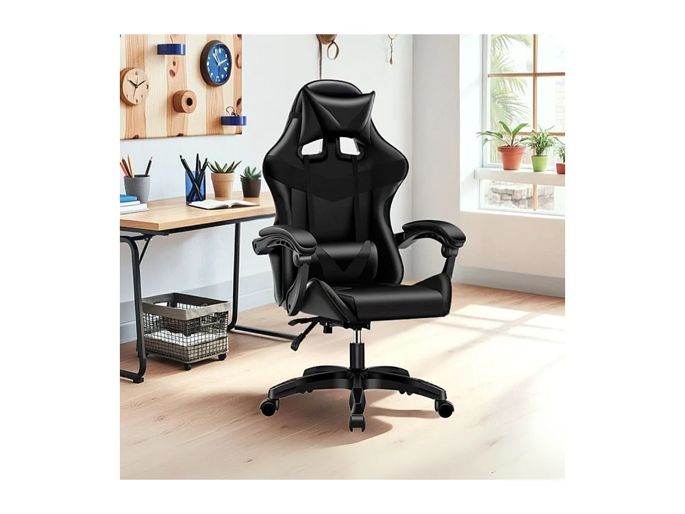 Poltrona Gaming colore nero PVC – Comfort e Design