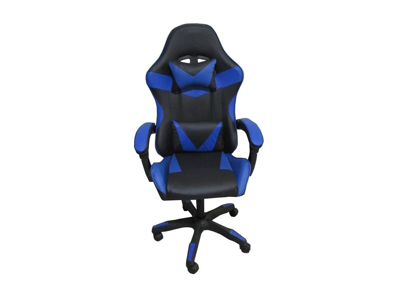 Poltrona Gaming colore nero blu PVC – Comfort e Design