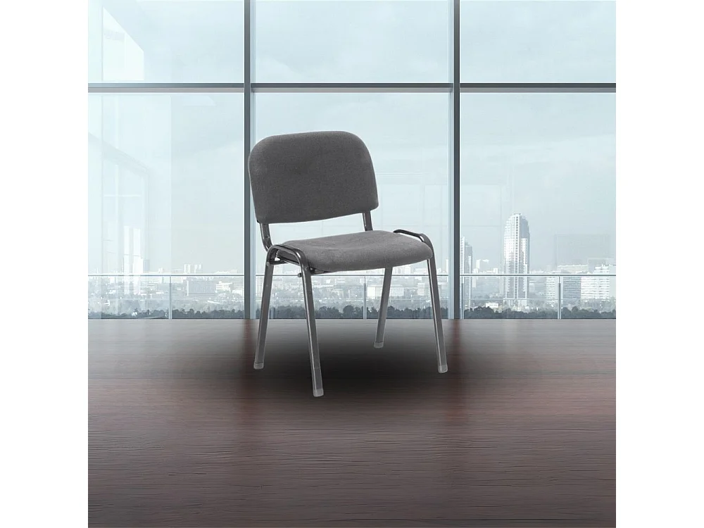 Sedia per ufficio sale d'attesa e conferenza HI01NEW grigio