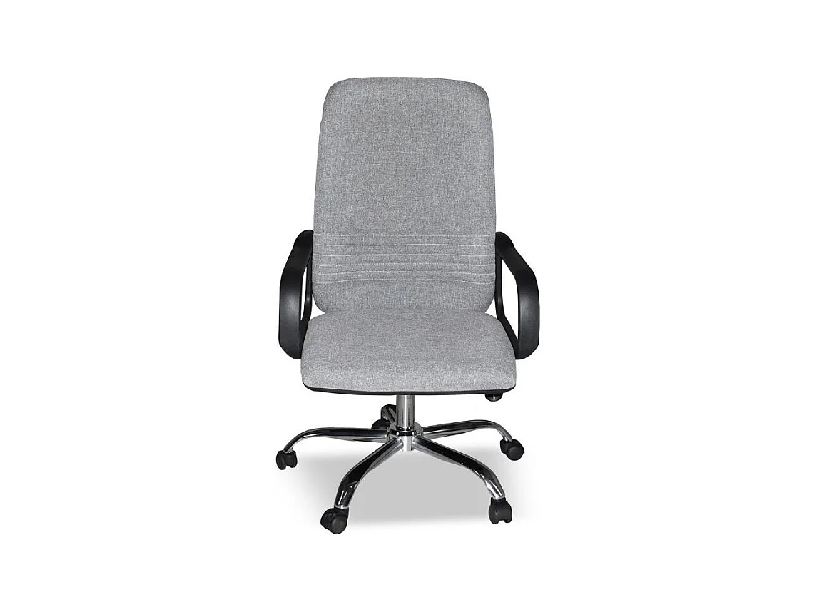 Poltrona da ufficio CR106H tessuto grigio