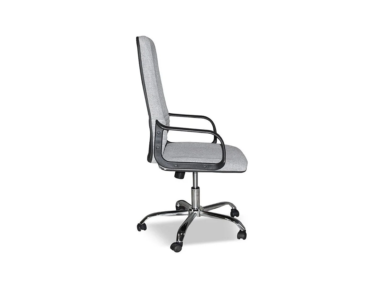 Poltrona da ufficio CR106H tessuto grigio