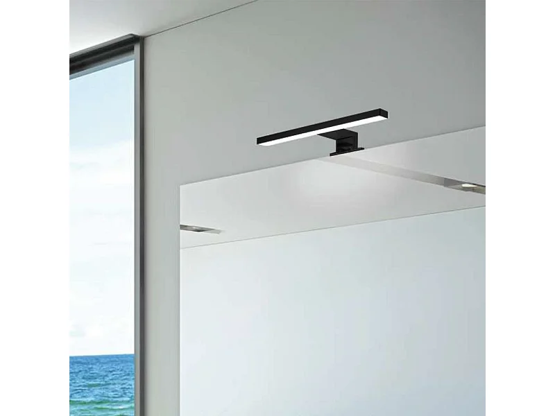 Lampada LED per bagno Kyra 300 mm colore nero