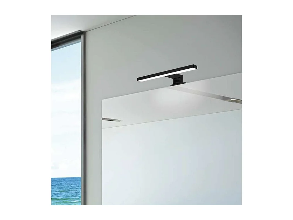Lampada LED per bagno Kyra 300 mm colore nero