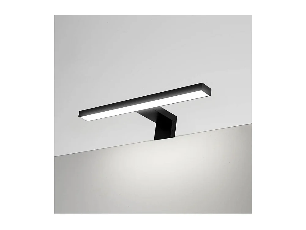 Lampada LED per bagno Kyra 300 mm colore nero