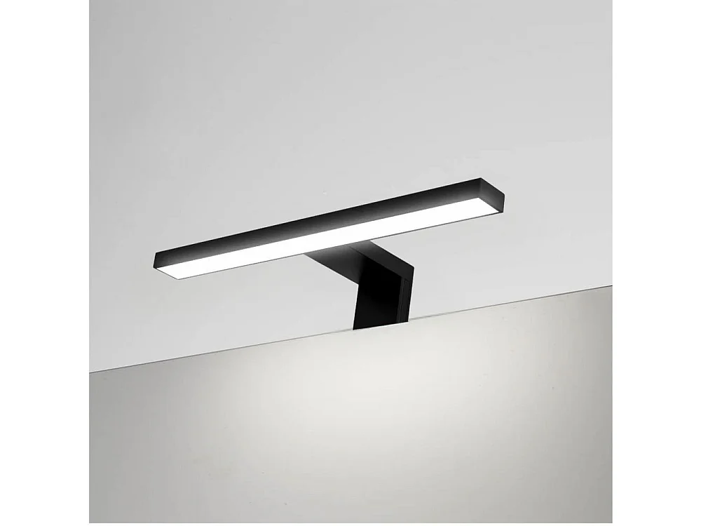 Lampada LED per bagno Kyra 300 mm colore nero