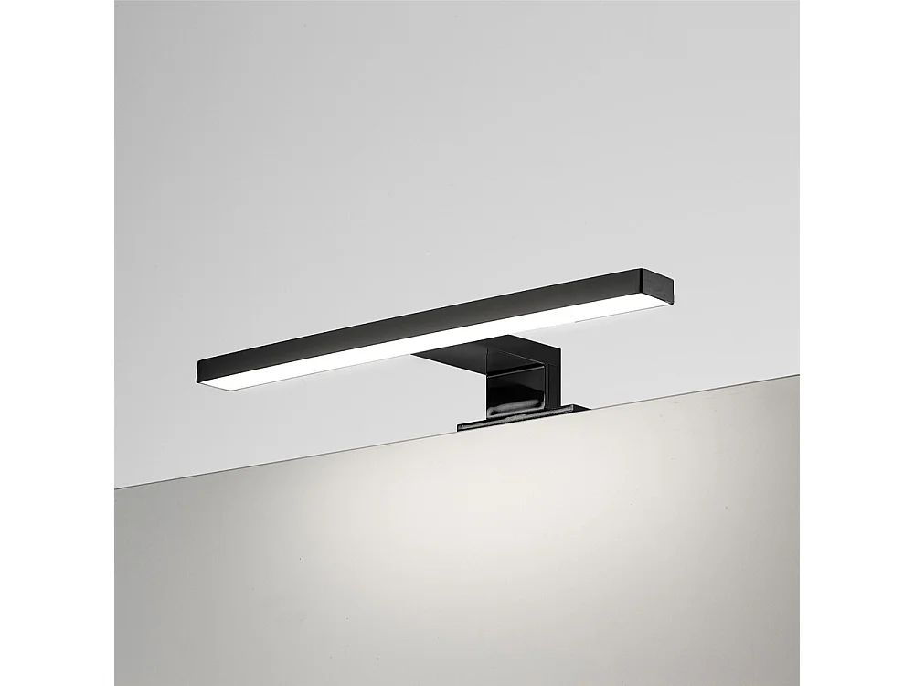 Lampada LED per bagno Kyra 300 mm colore nero