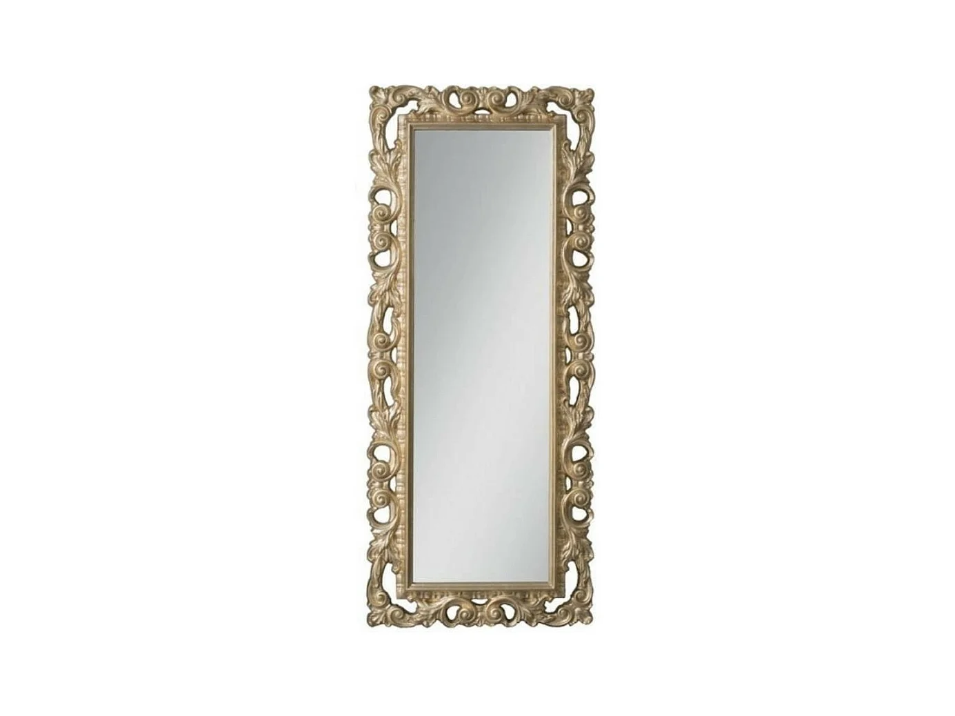 Specchiera Anna 76x180 colore foglia oro