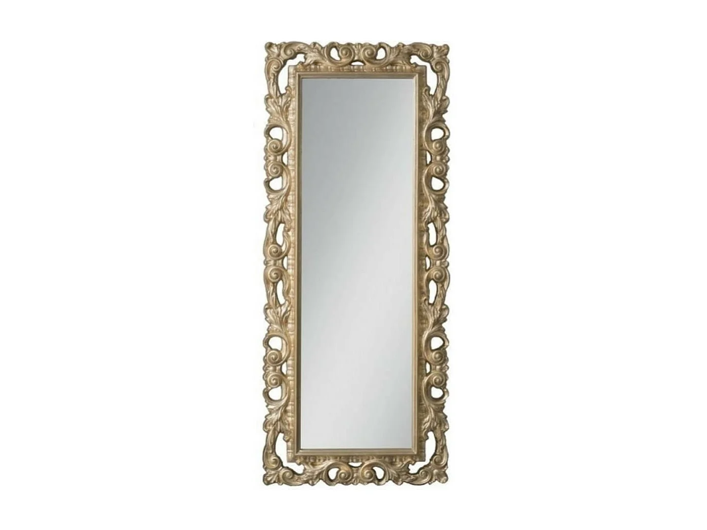 Specchiera Anna 76x180 colore foglia oro