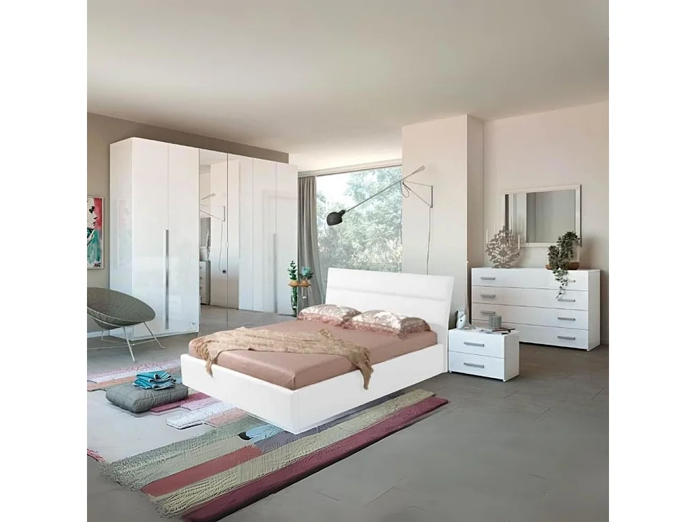 Camera da letto bianco laccato Nerano