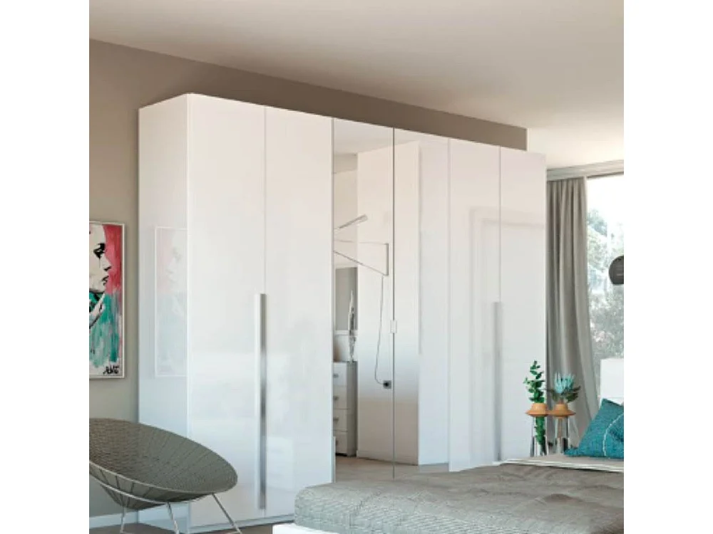 Camera da letto bianco laccato Nerano