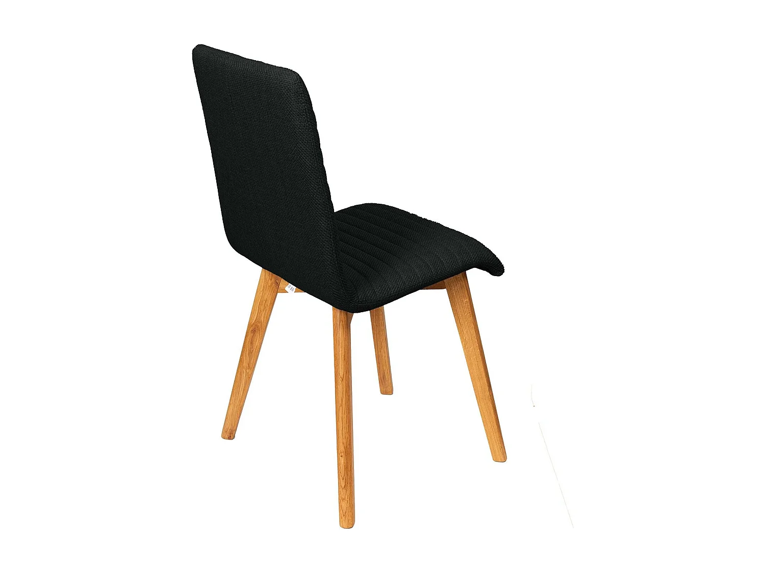 Chaise repas tissu vert foncé POLKA