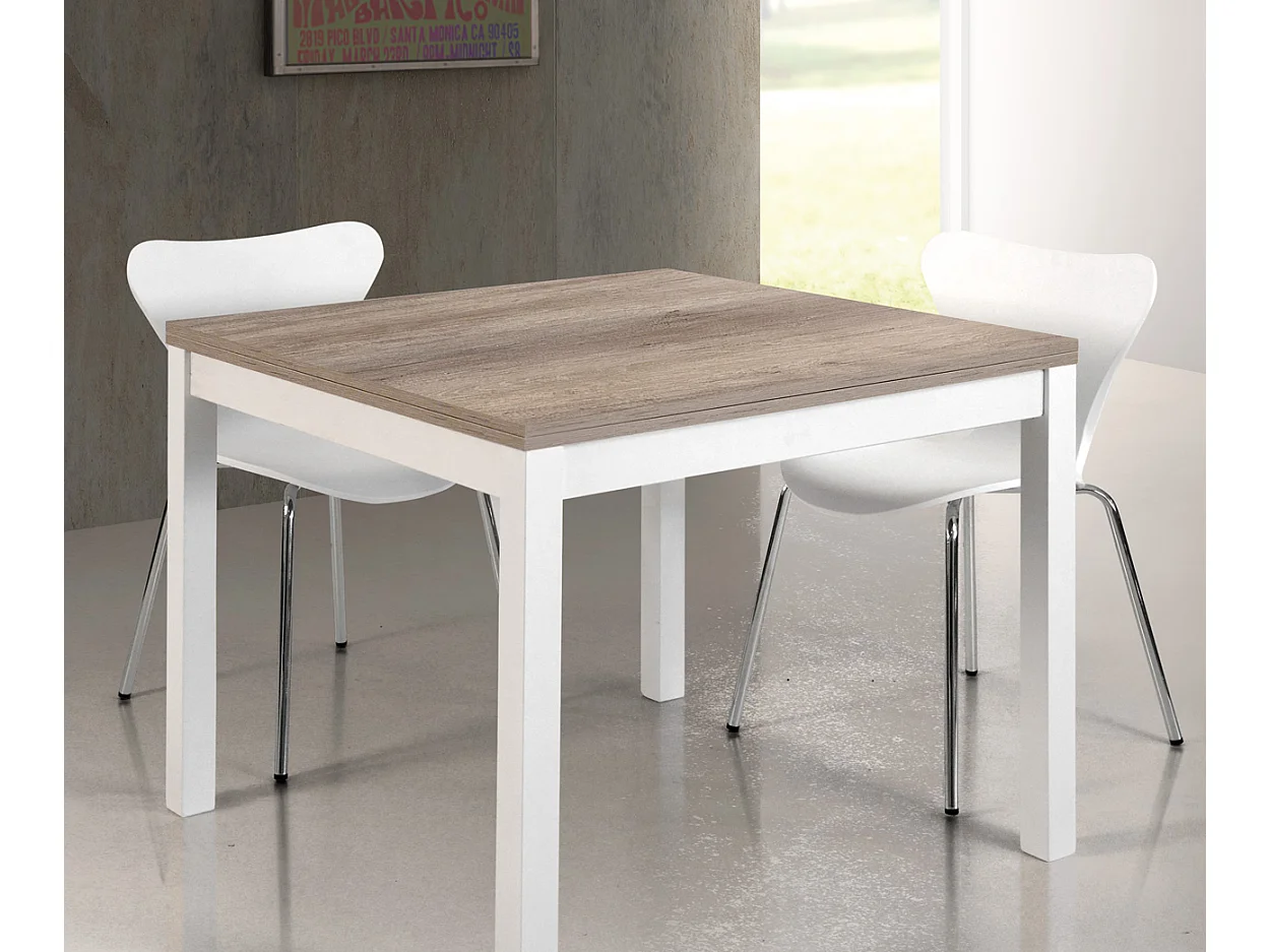 Lot de 4 chaises en polypropylène blanc - COCONUT