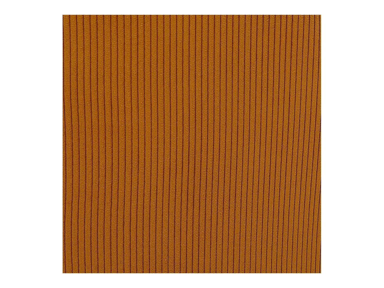 Chaise en velours côtelé jaune curry BARI