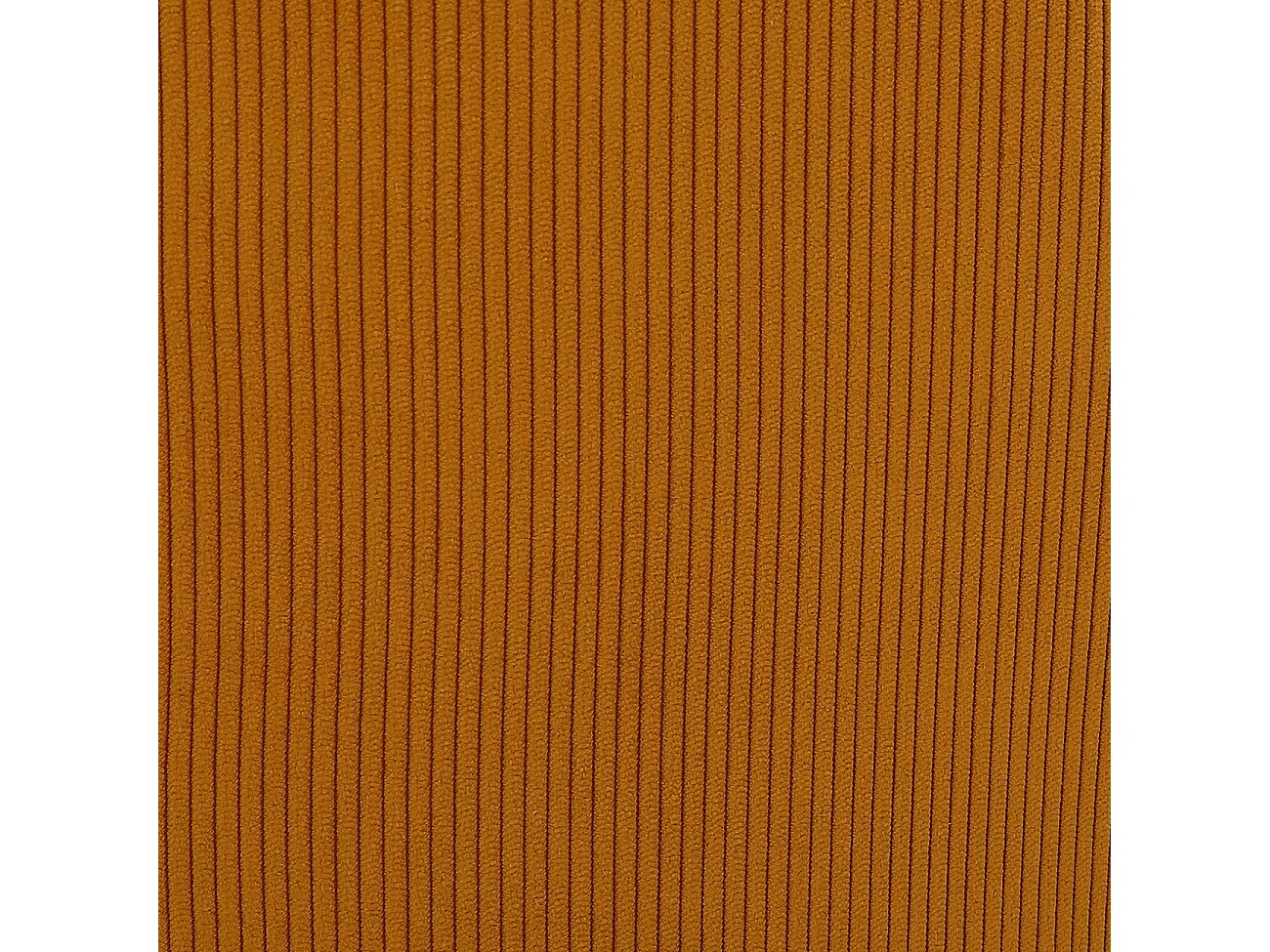 Chaise en velours côtelé jaune curry BARI