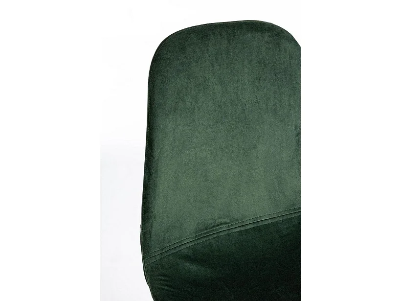 Lot de 4 chaises en velours vert foncé - IRELIA