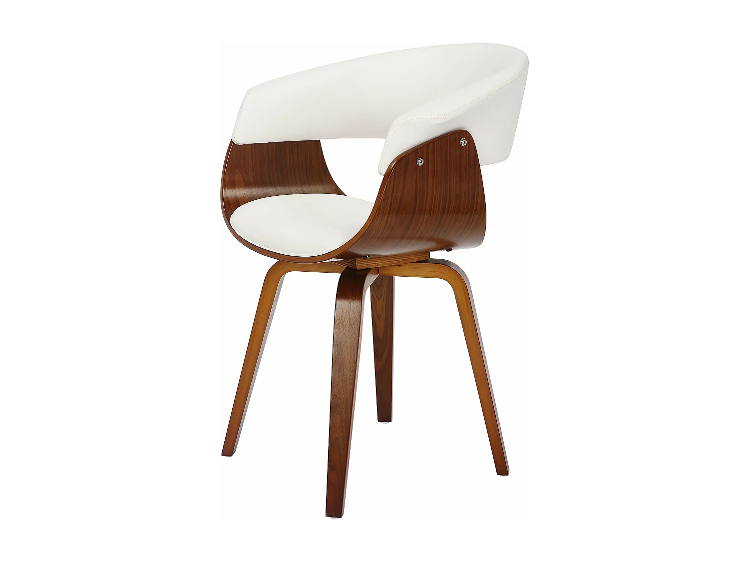 Fauteuil blanc en PU