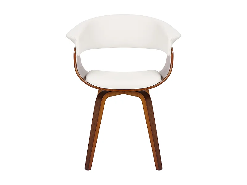 Fauteuil blanc en PU