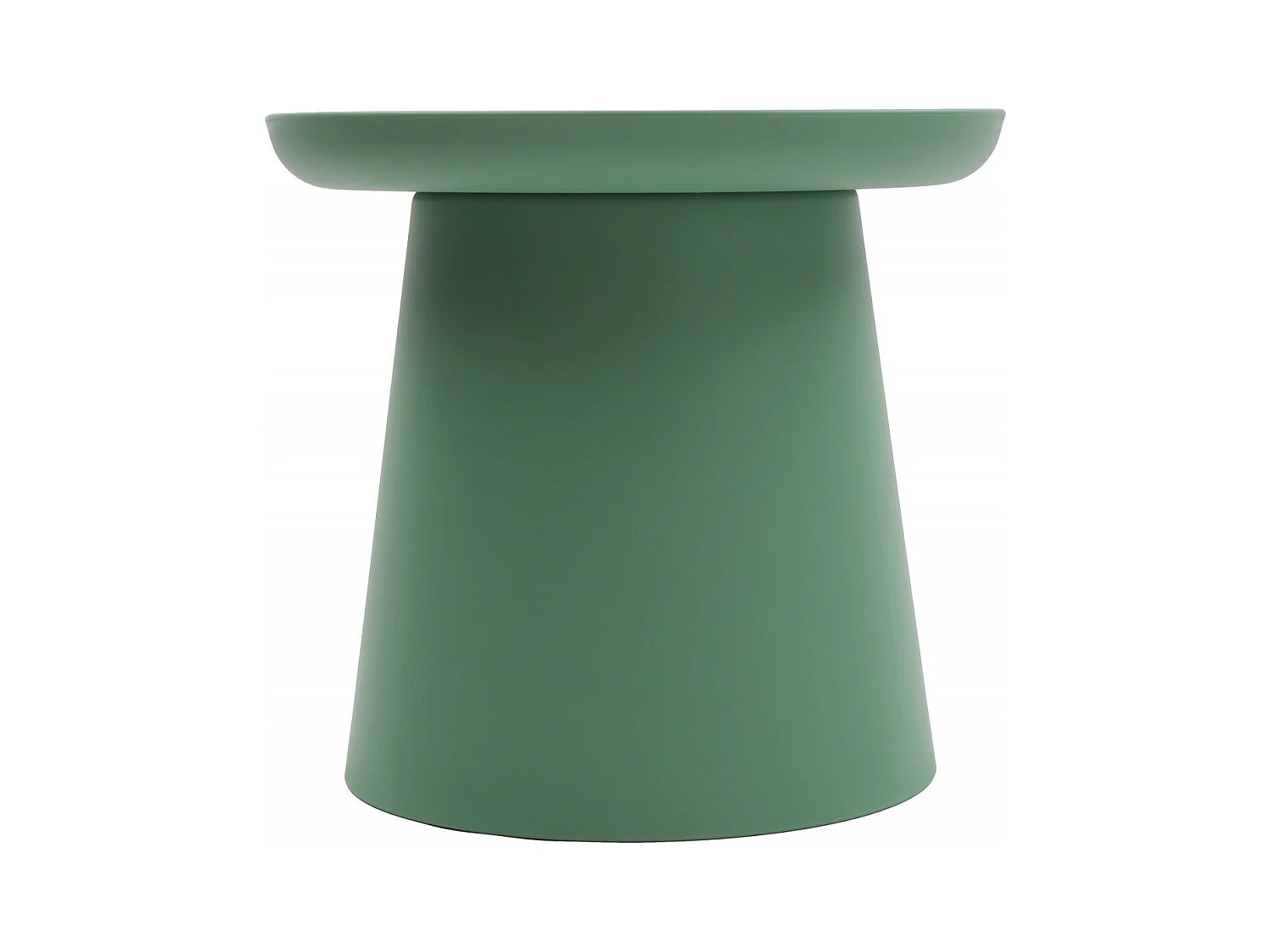 Table basse ronde en polypropylène, Vert, 50x50x46 cm - IBIZA