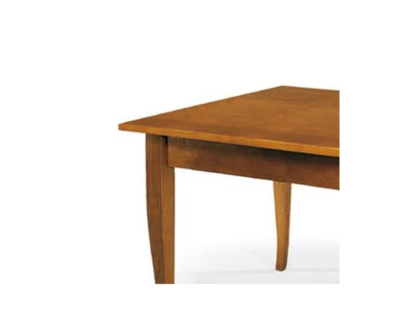 Table à rallonge en bois finition noyer pliante 80x80 - 160x80 cm - SANTO SPIRITO