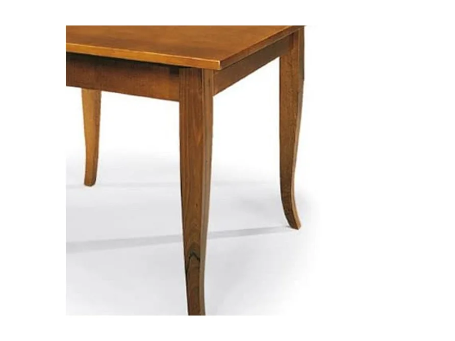 Table à rallonge en bois finition noyer pliante 80x80 - 160x80 cm - SANTO SPIRITO