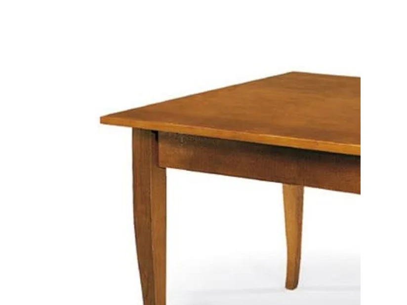 Table à rallonge en bois finition noyer pliante 80x80 - 160x80 cm - SANTO SPIRITO