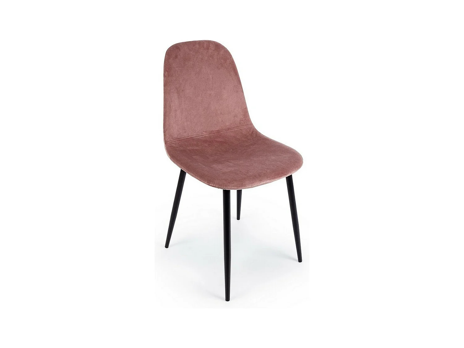 Lot de 4 chaises en velours rose - IRELIA