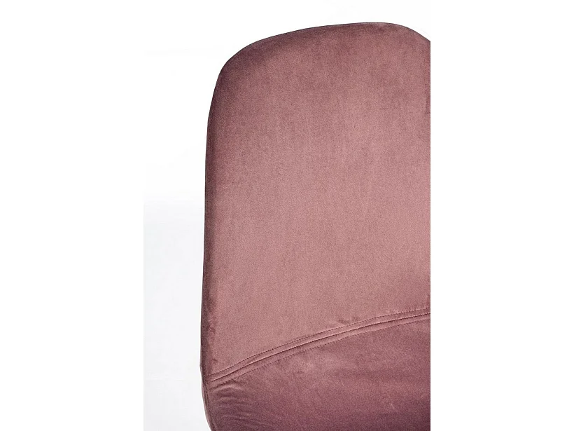 Lot de 4 chaises en velours rose - IRELIA