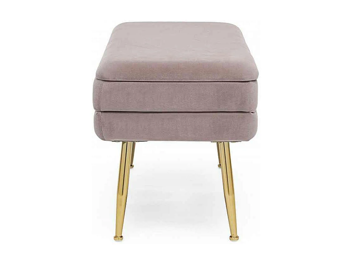 Banc de rangement rose foncé 80x38x42 cm - PAVLINA