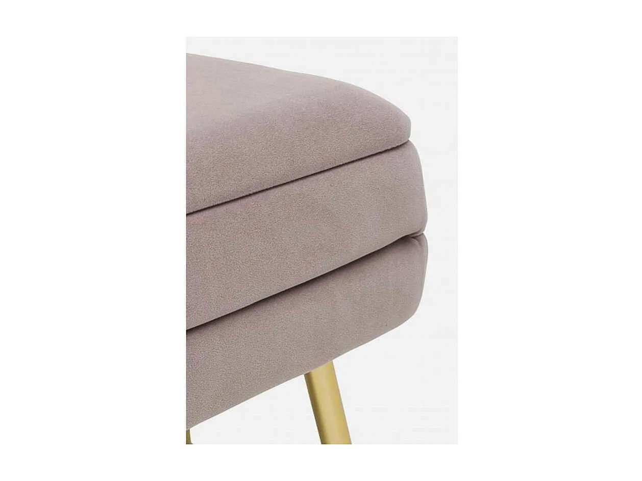 Banc de rangement rose foncé 80x38x42 cm - PAVLINA