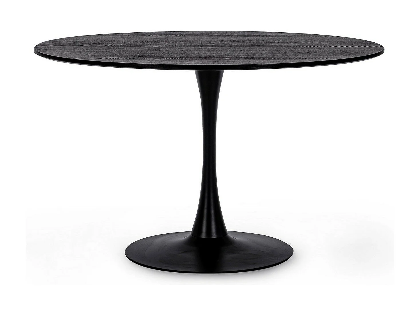Table ronde noire 120×75 cm - BLOOM