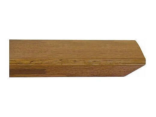 Table en chêne massif noueux, pieds en métal noir, 160x90 cm - PARIOLI