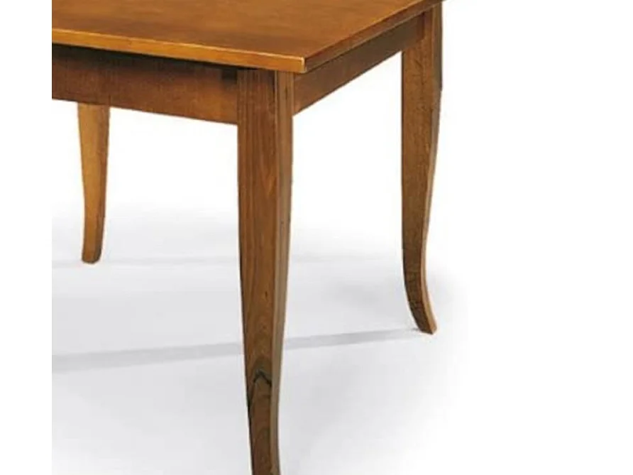 Table à rallonge en bois finition noyer 90x90 - 180x90 cm - SANTO SPIRITO