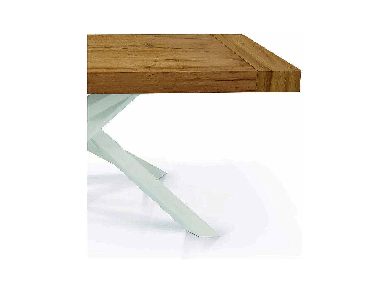 180x100 cm - 280x100 cm - Table à rallonge TRASTEVERE en chêne noueux