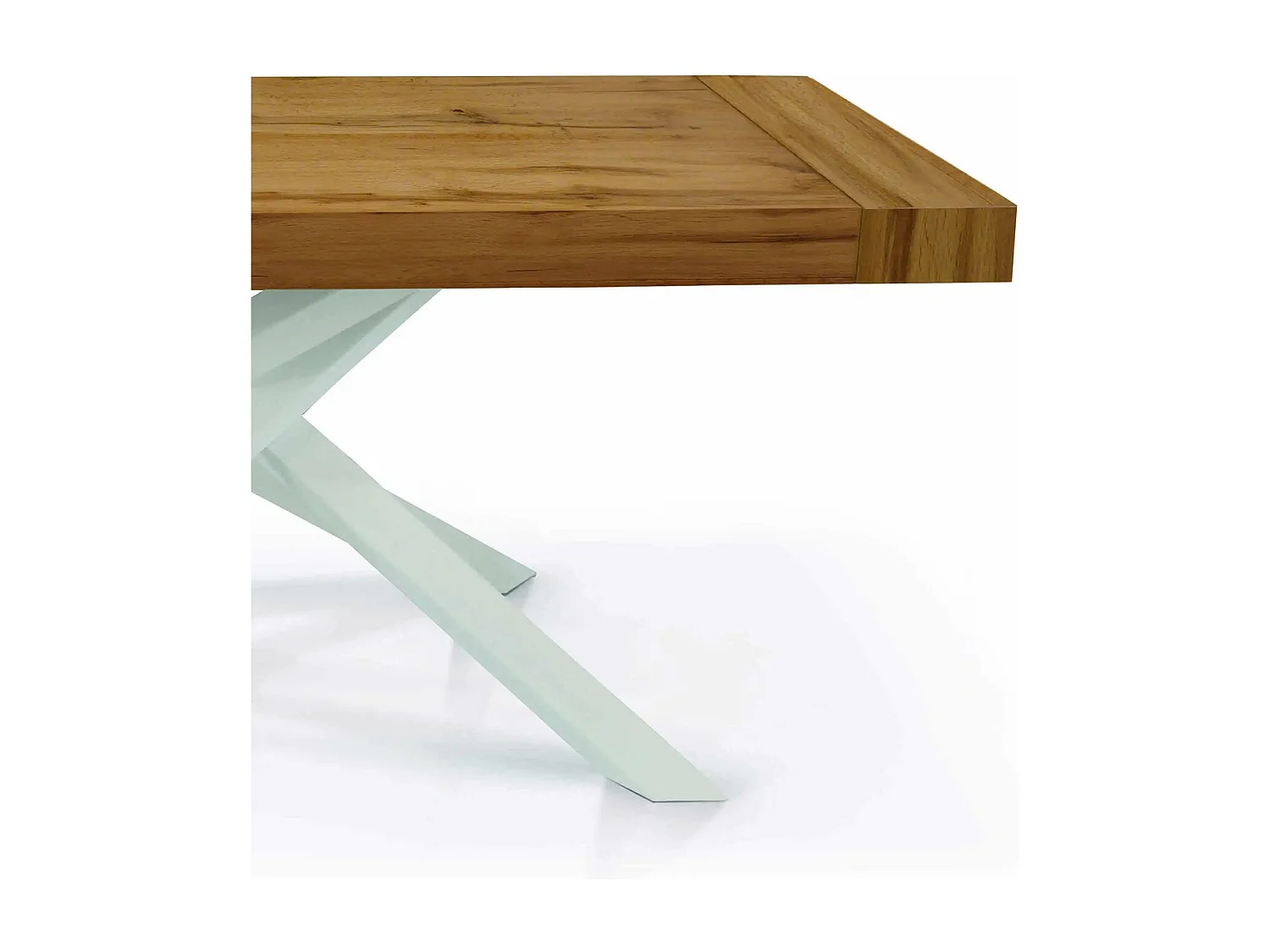 Tavolo in legno rovere nodato allungabile 180x100 cm - 280x100 cm - TRASTEVERE