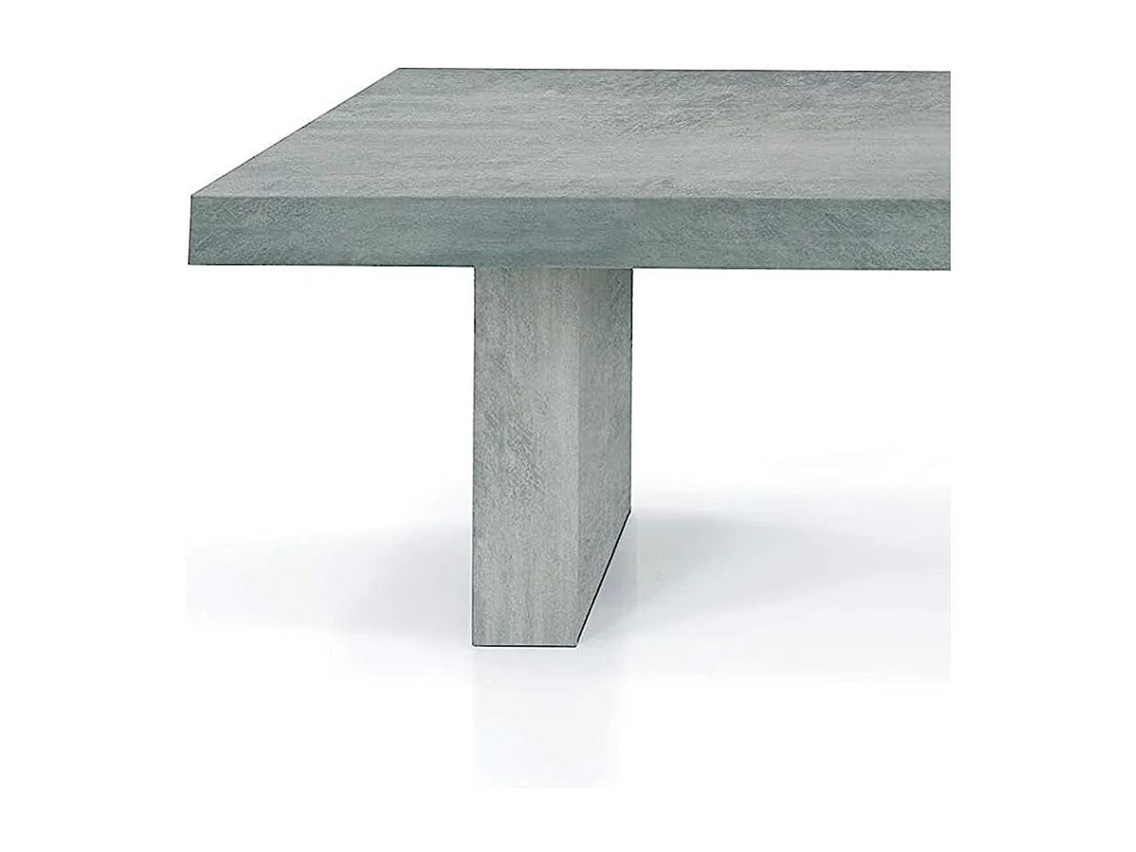 180x100 cm - 480x100 cm - JESOLO - table à rallonge en bois plaqué beton