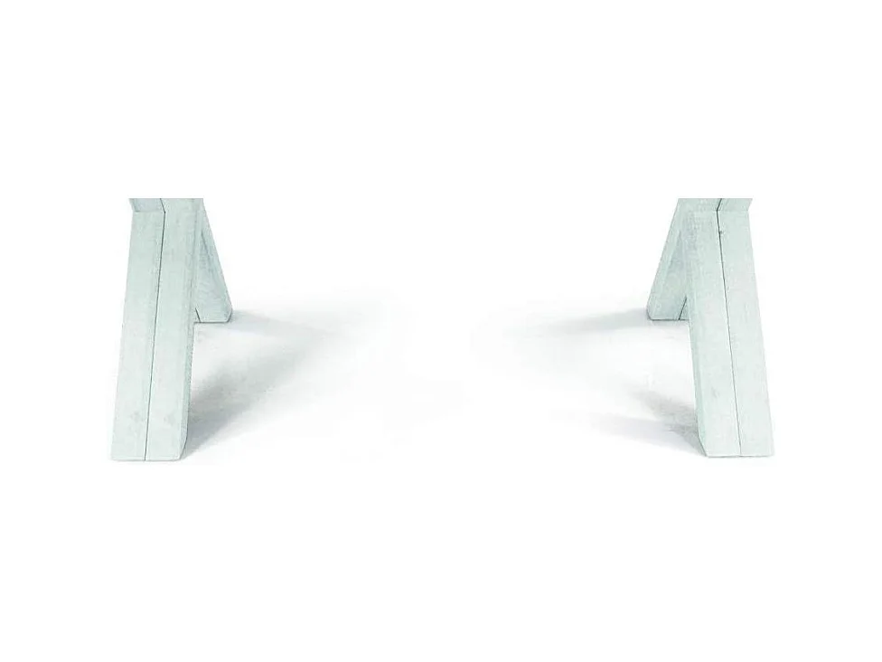 Ausziehbarer weißer Holztisch 180x100 cm - 480x100 cm - GALLIPOLI