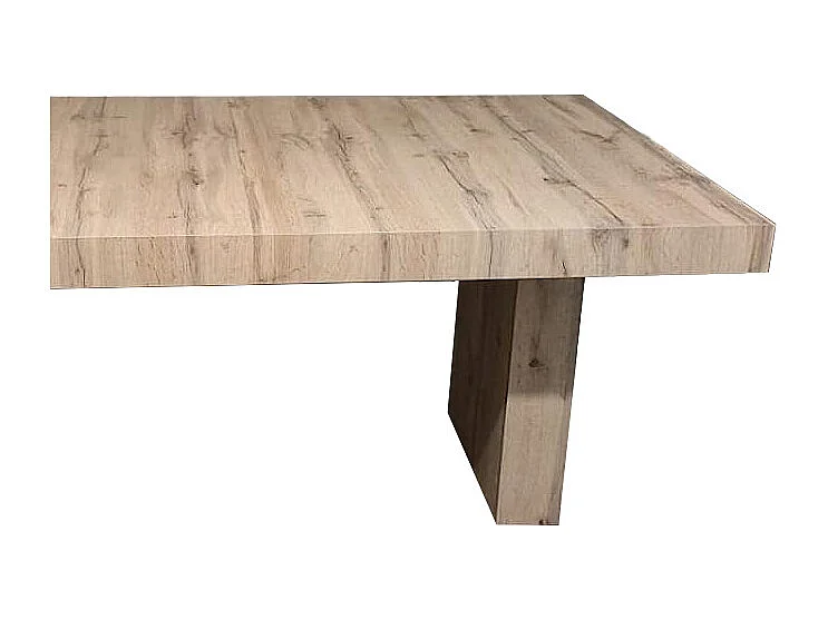 180x100 cm - 480x100 cm - JESOLO Table à rallonge en chêne noueux