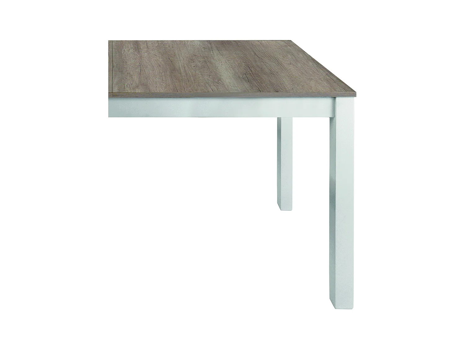 Table à rallonge en bois 160x90cm - 246x90cm - POSITANO