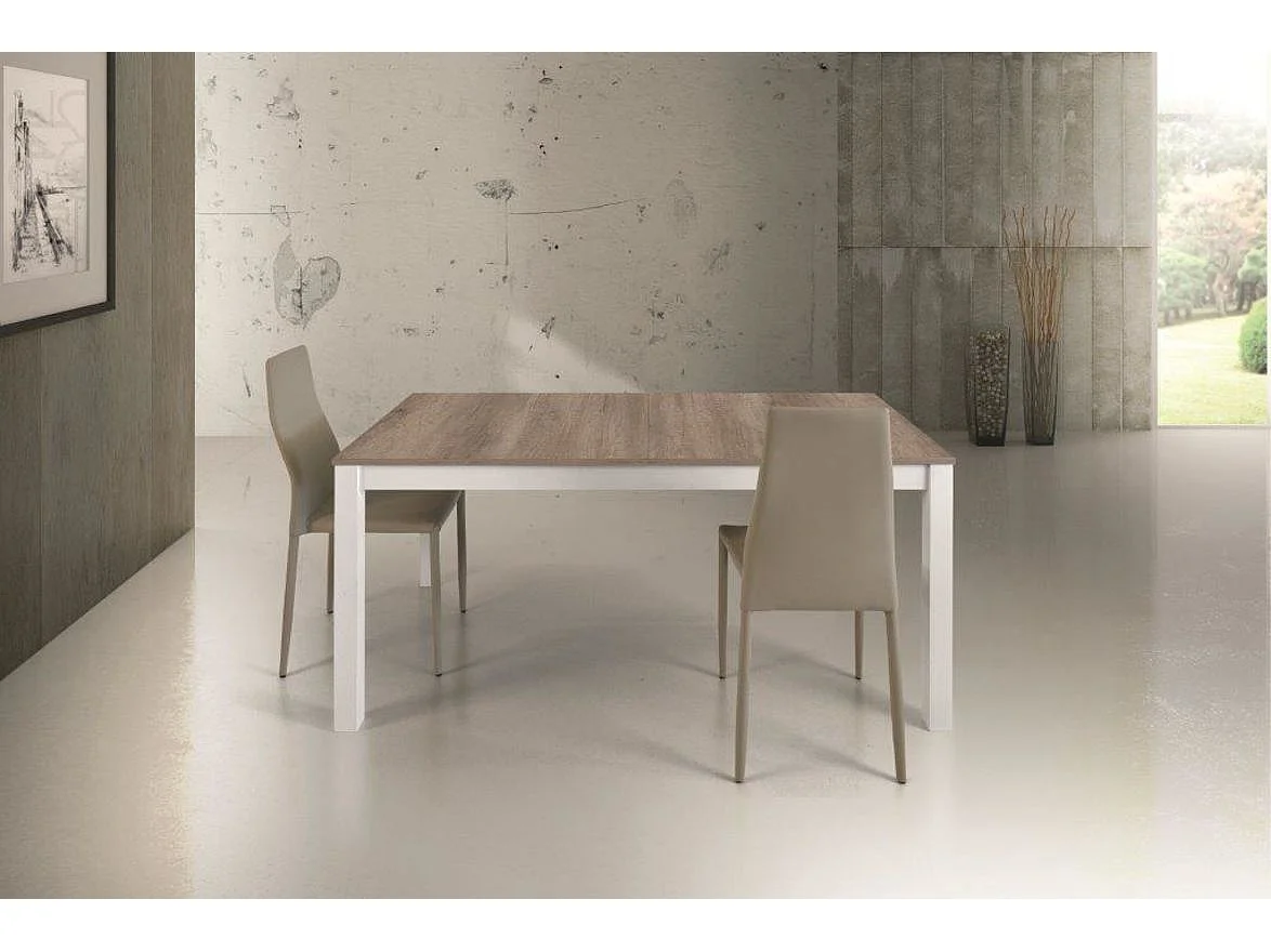 Table à rallonge en bois 160x90cm - 246x90cm - POSITANO