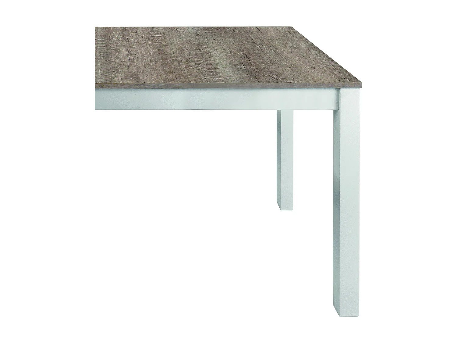 Table à rallonge en bois 160x90cm - 246x90cm - POSITANO