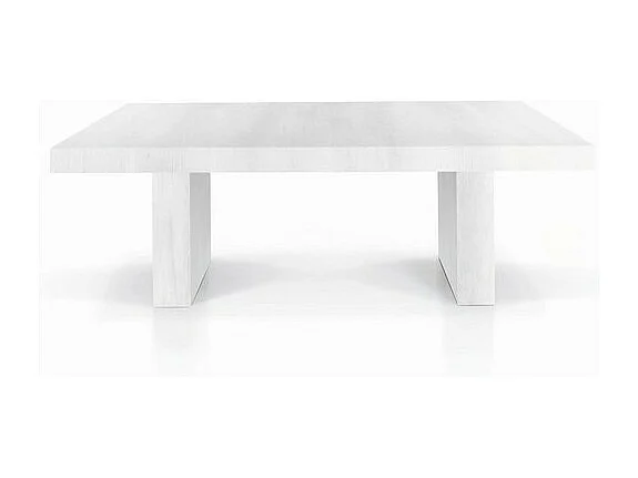 Table à rallonge en bois blanc 180x100 cm - 480x100 cm - JESOLO