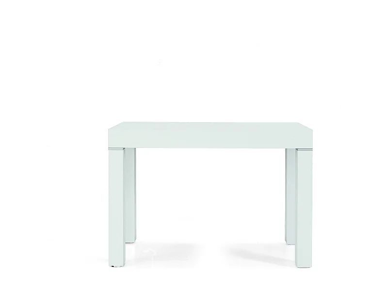 Wysuwany biały stół konsolowy 110x50 cm - 110x300 cm - SORRENTO