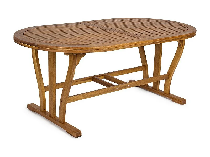 Ausziehbarer ovaler Tisch 180/240×100 cm - NOEMI