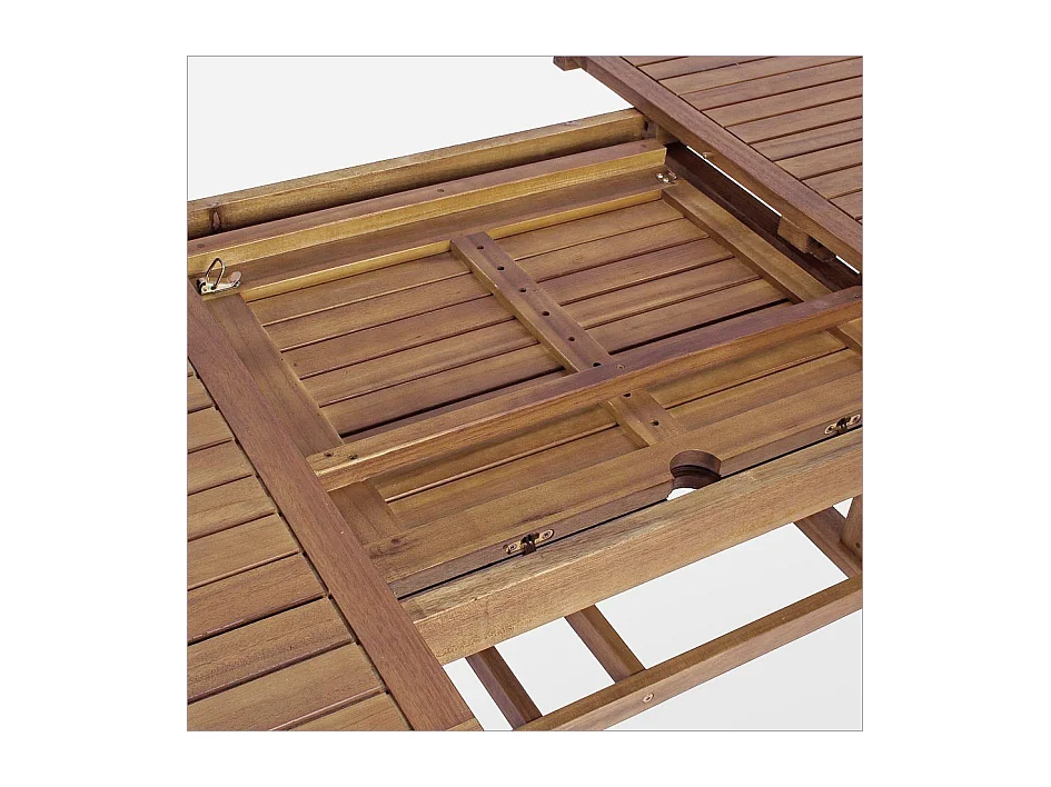 Table ovale à rallonge 180/240×100 cm - NOEMI