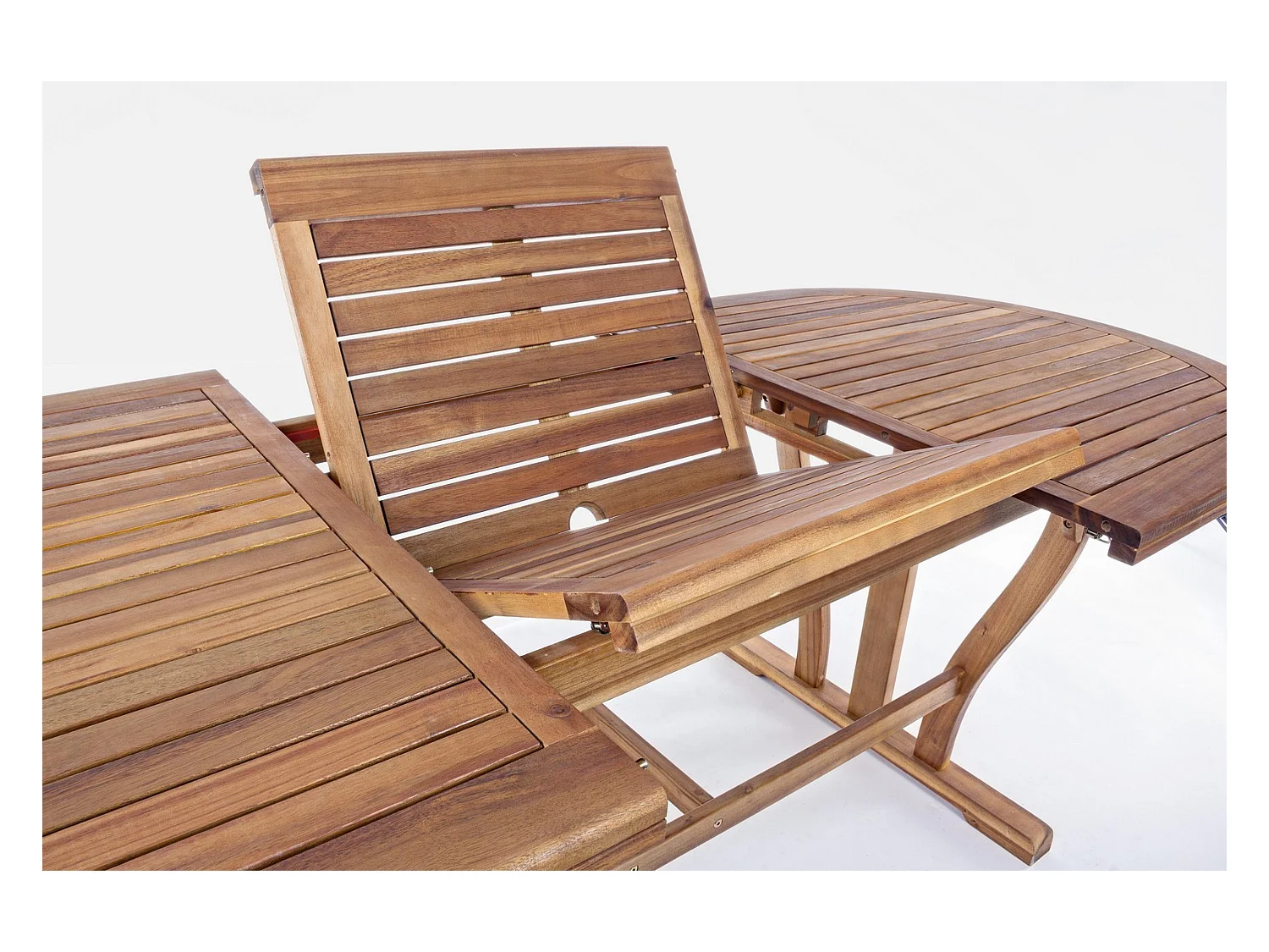 Table ovale à rallonge 180/240×100 cm - NOEMI